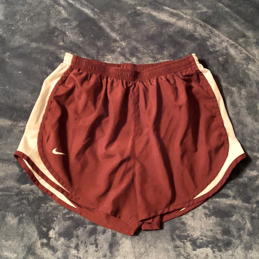 3 for $10 Nike Dri-FIT Shorts wine/white